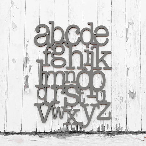 Spunky Fluff Wood Wall Art Sign Alphabet Artistic Artisan Designer Signs