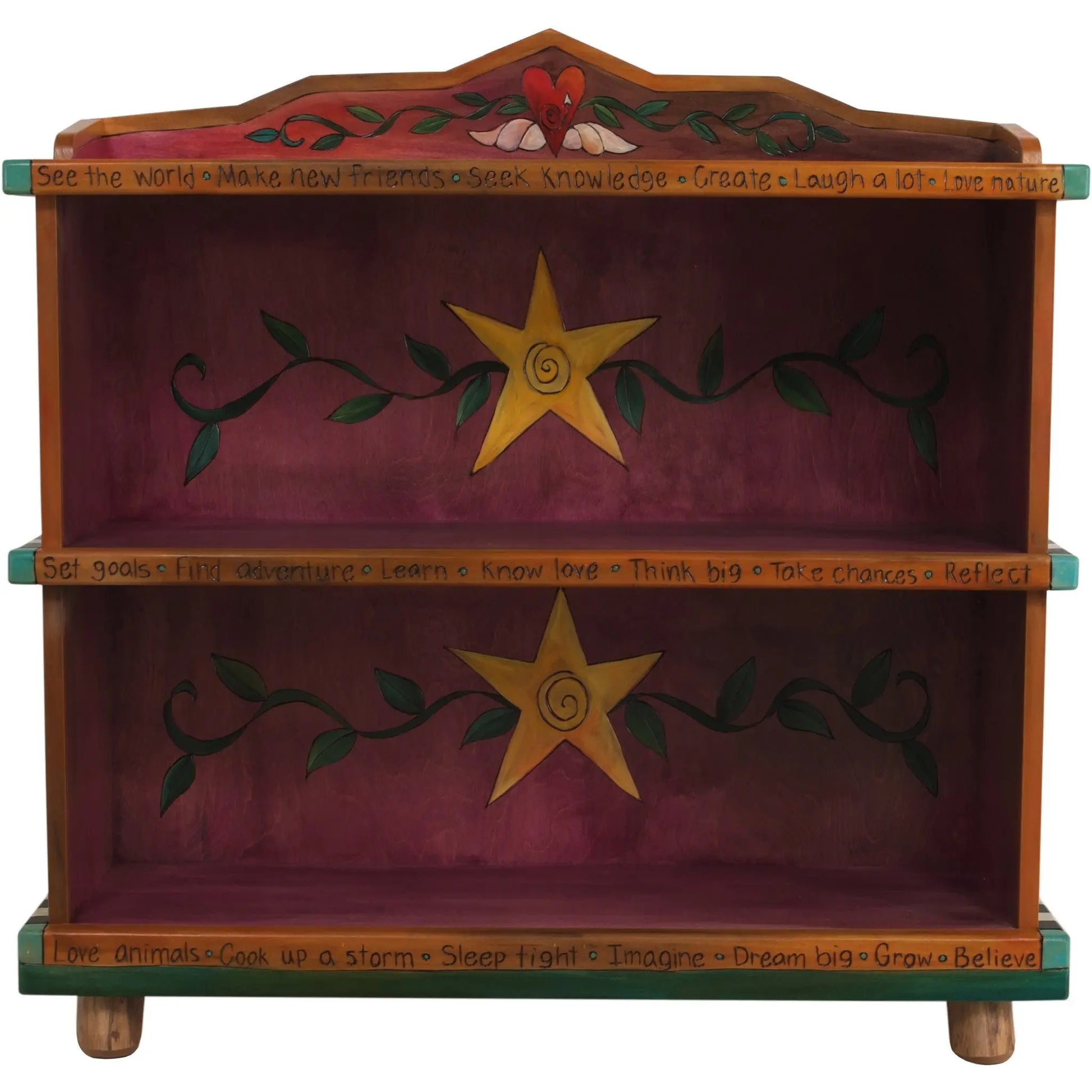 Bookcase by Sticks BCS001-S31261, Artistic Artisan Designer Bookcases