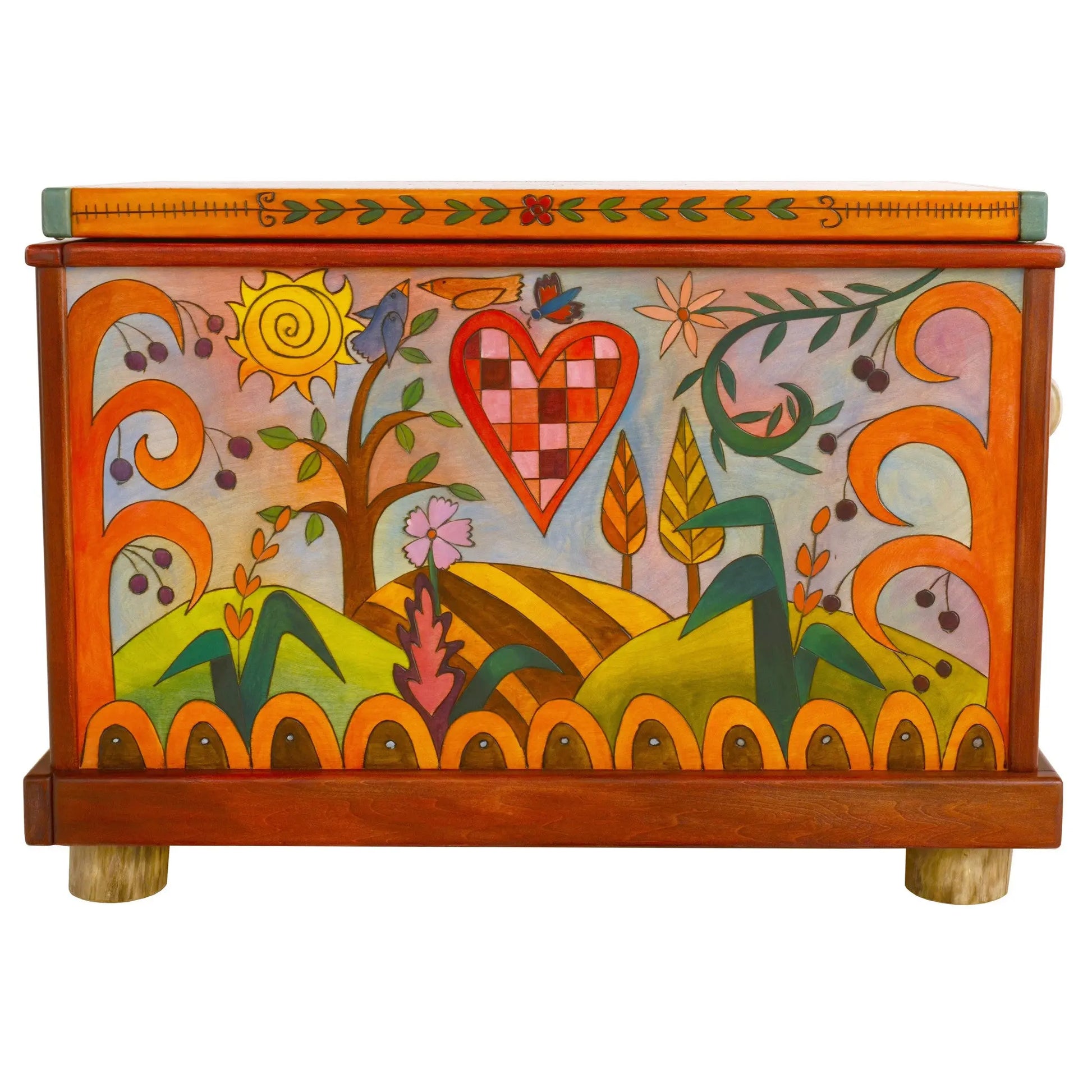 Chests, Trunks by Sticks CHT001-D71324, Artistic Artisan Designer Storage Trunks