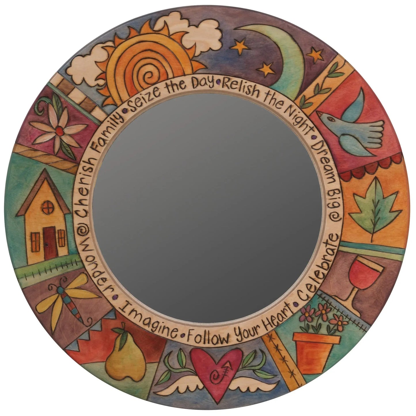 Sticks Circle Mirrors, MIR011, MIR012-S39186, Artistic Artisan Designer Mirrors