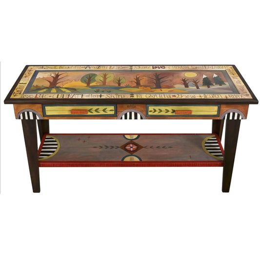 Sofa Table with Two Drawers 1 SFA022