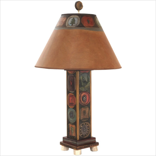 Box Table Lamp by Sticks BTL001-S35420, Artistic, Artisan, Designer Lamps
