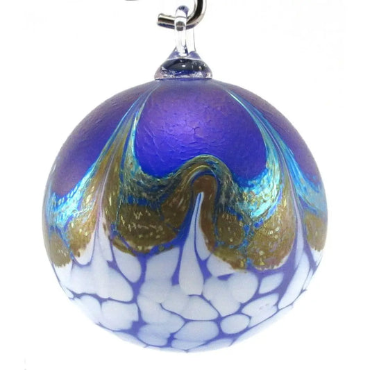 The Furnace Glassworks Artisan2 Ornament Shown In Northern Lights Artisan Handblown Art Glass Ornaments