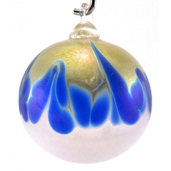 The Furnace Glassworks Artisan6 Ornament Shown in Athena Artisan Handblown Art Glass Ornaments