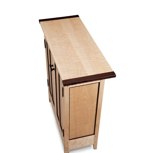 Thomas William Furniture Tiger Maple Side Cabinet-3