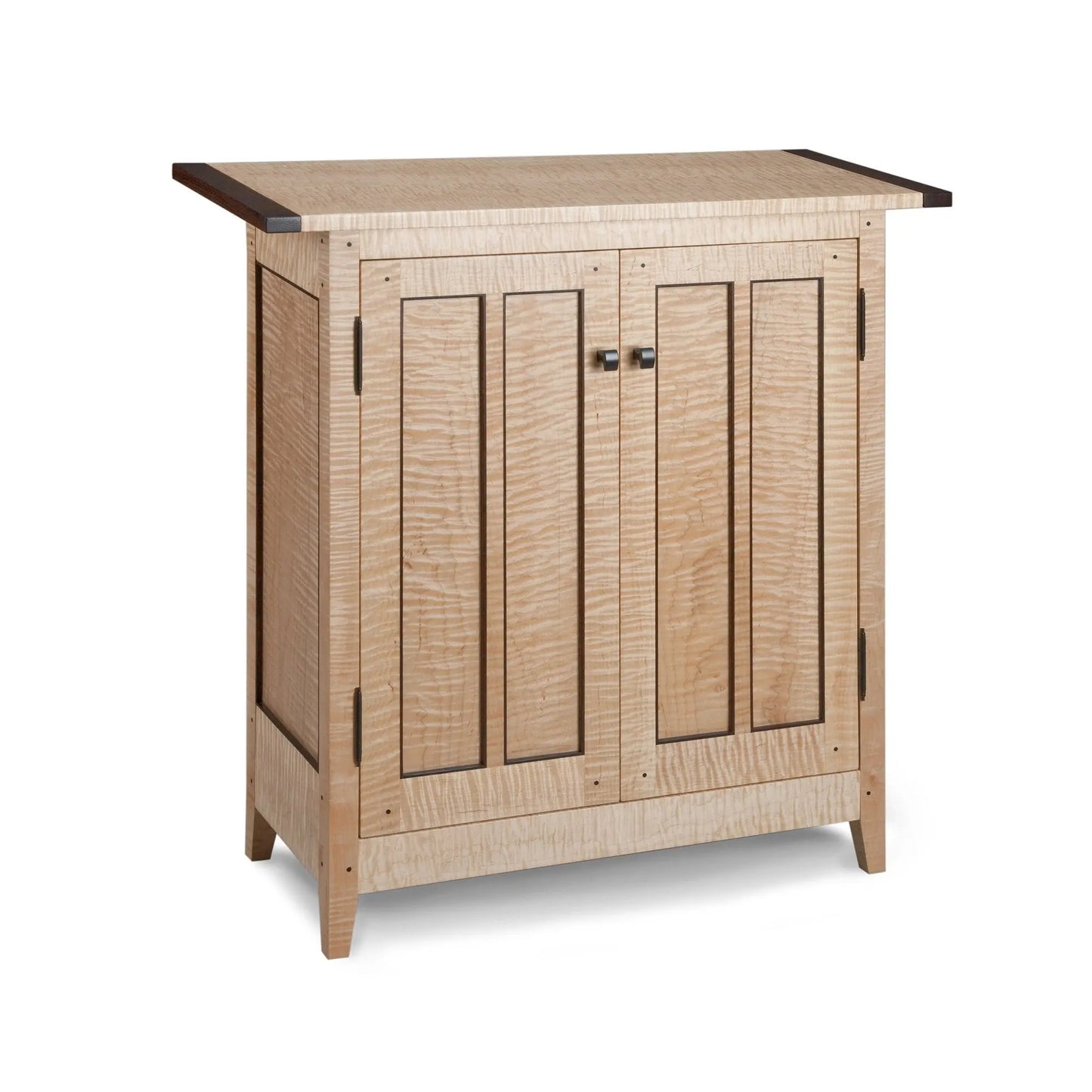 Thomas William Furniture Tiger Maple Side Cabinet-5