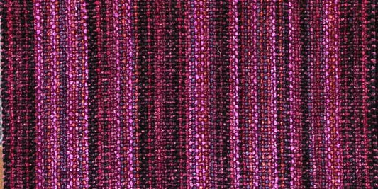 Trillium Handmade Weavers Chenille Scarf in Cinnabar Burgundy, Artistic Artisan Designer Chenille Scarves