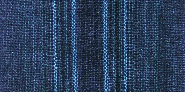 Trillium Handmade Weavers Chenille Scarf in Still Waters Dark Blue, Artistic Artisan Designer Chenille Scarves