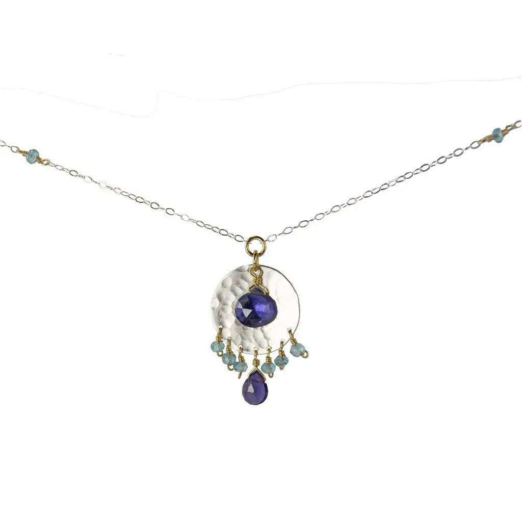 Vannucci Design by Justine Iolite and Apatite Marrakesh Necklace NM2077