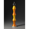 Orange, Yellow, Black, and White Wooden Salt and Pepper Mill Grinder Shaker by Robert Wilhelm of Raw Design