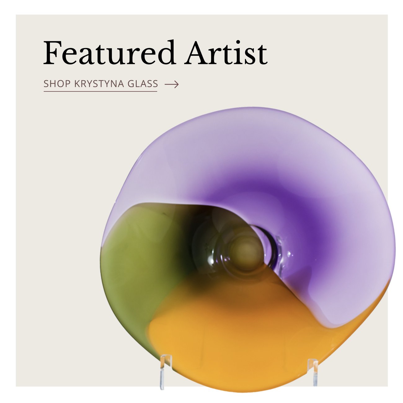 Krystyna Glass, Jan Benda, Colorful, Handblown Glass Platters, Plates, Vases