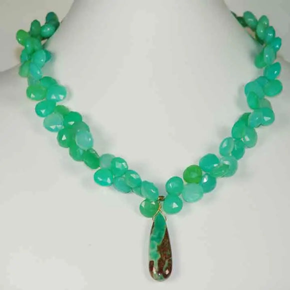Susan Anderson Jewelry, Gemstone Necklaces with Vintage Elements