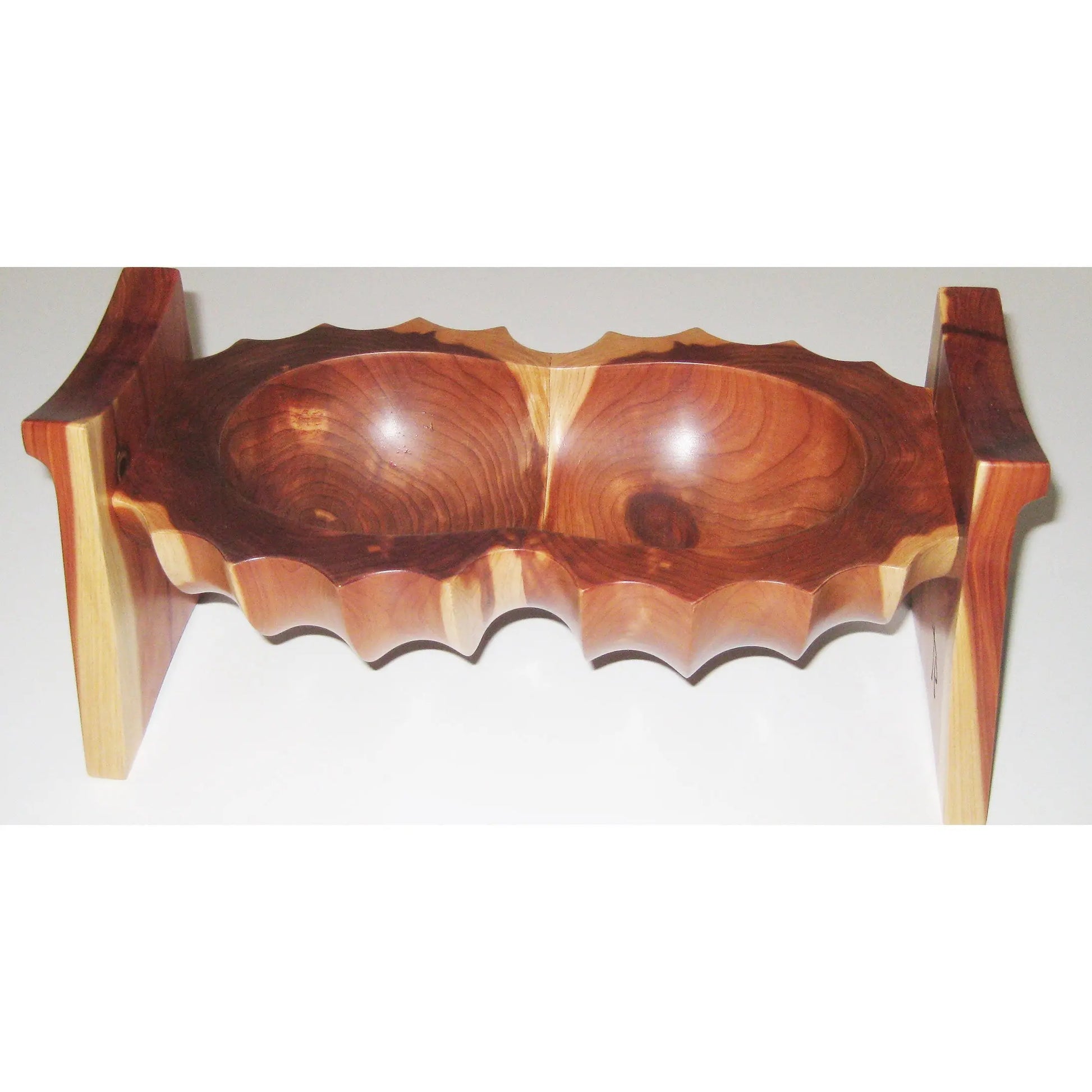 Tom Perez Red Cedar Seed Pod Turned Vessel 14 
