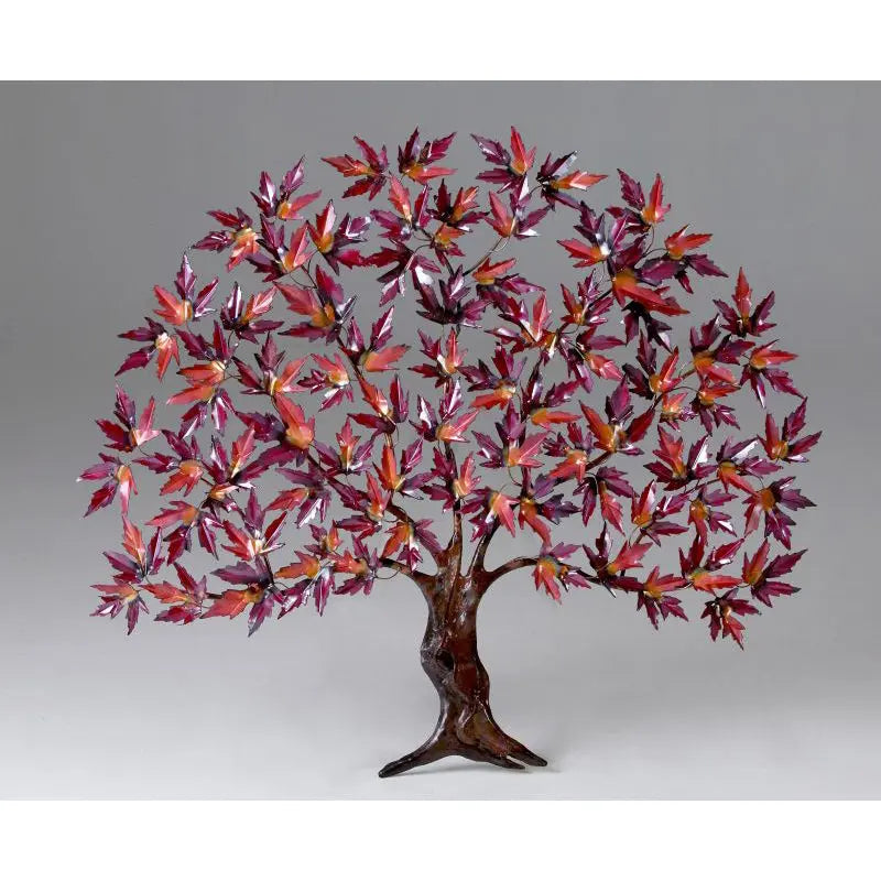 Andy Brinkley Copper Maple Tree 135 40"W x 40"H Artistic Artisan Crafted Copper Wall Sculptures.