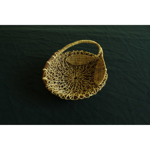Anne Scarpa McCauley Leaf Basket 15 Artistic Artisan Hand Crafted Baskets