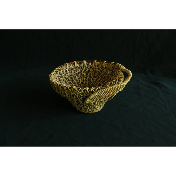 Anne Scarpa McCauley Leaf Basket 16 Artistic Artisan Hand Crafted Baskets