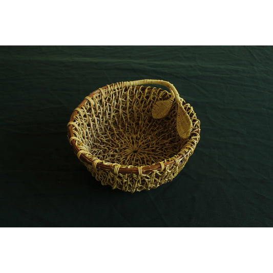Anne Scarpa McCauley Leaf Basket 22 Artistic Artisan Hand Crafted Baskets