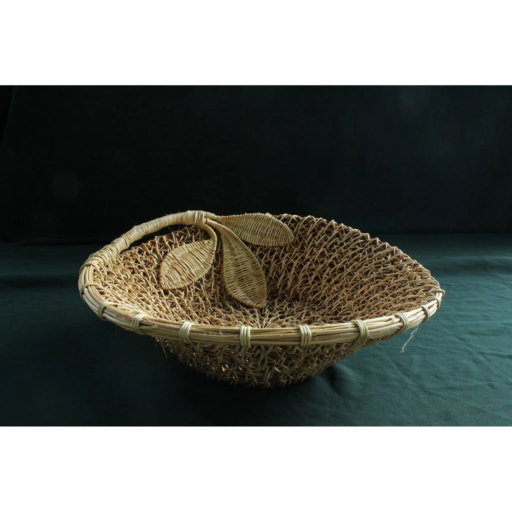 #2 13" Woven leaf basket