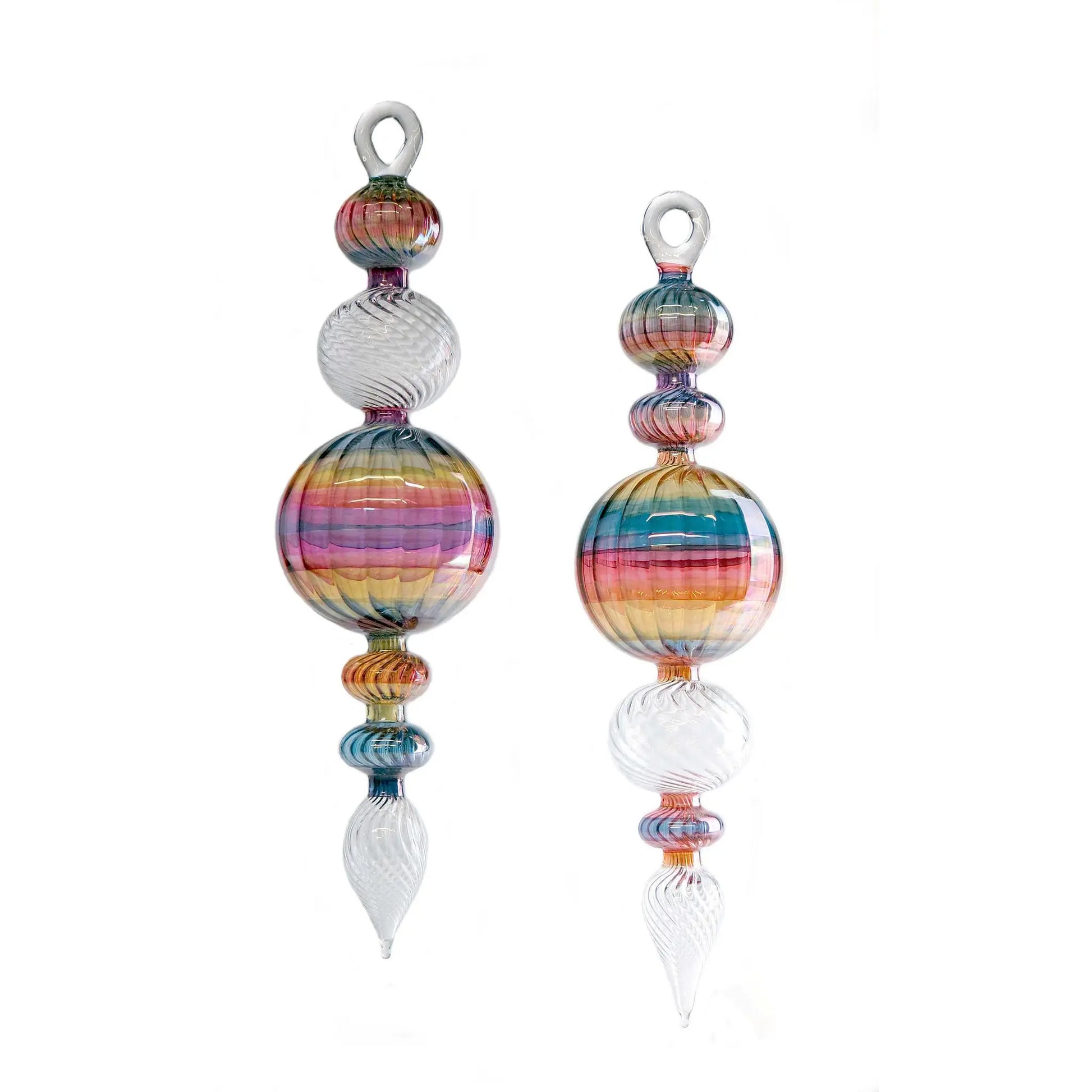 Salusa Glassworks colorful Hhuse ornaments