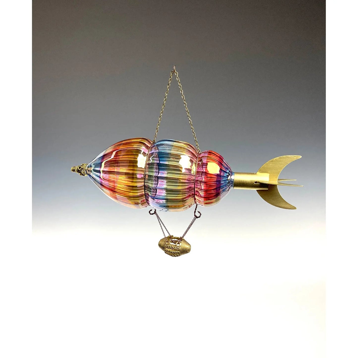 Bandu Dunham Handmade Glass Standard Airship
