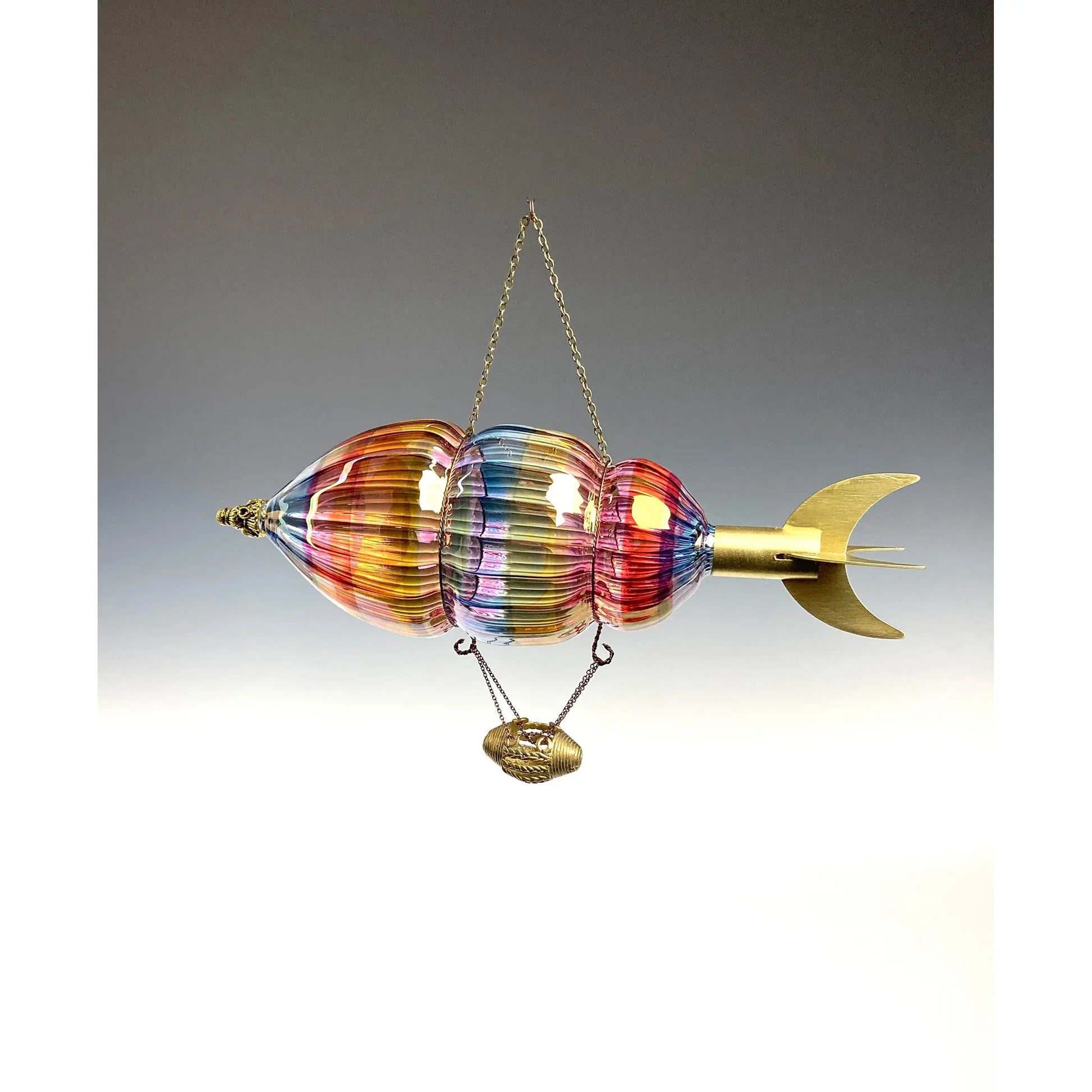 Bandu Dunham Handmade Glass Standard Airship