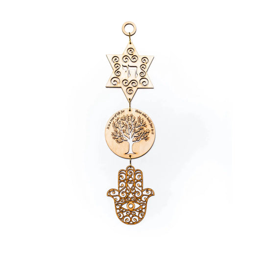 Beames Designs Star Tree Hamsa Hanging