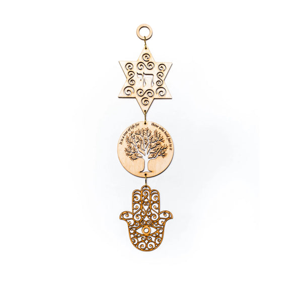 Beames Designs Star Tree Hamsa Hanging