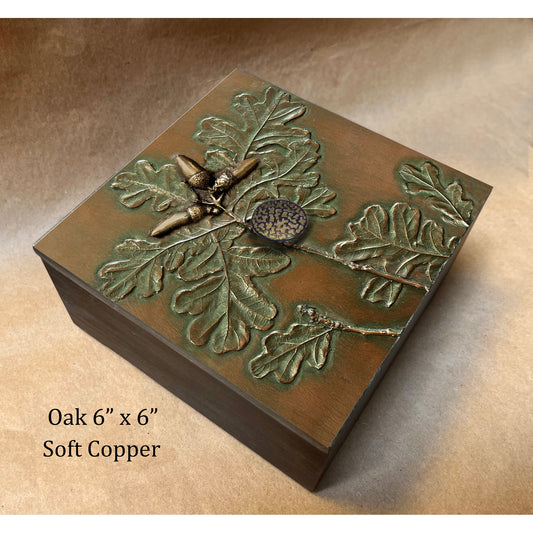 Oak Box with Acorns