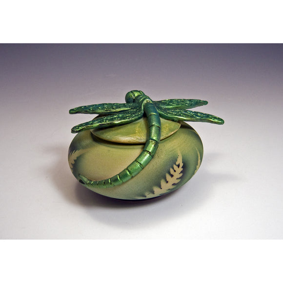 Dragonfly Bowl by Bonnie Belt Ceramics Hand-Thrown Hand-Built Stoneware Artistic Artisan Designer Pottery Jars