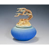Ocean Cypress Root Covered Jar by Bonnie Belt Ceramics Hand-Thrown Hand-Built Stoneware Artistic Artisan Designer Pottery Jars