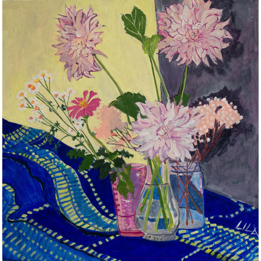 Elizabeth's Table Cloth #2 Painting and Archival Giclee Prints