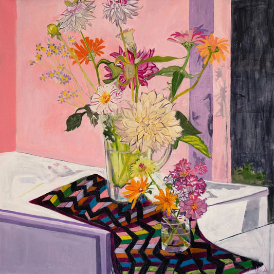 Green Glass and Pattern Painting and Archival Giclee Prints