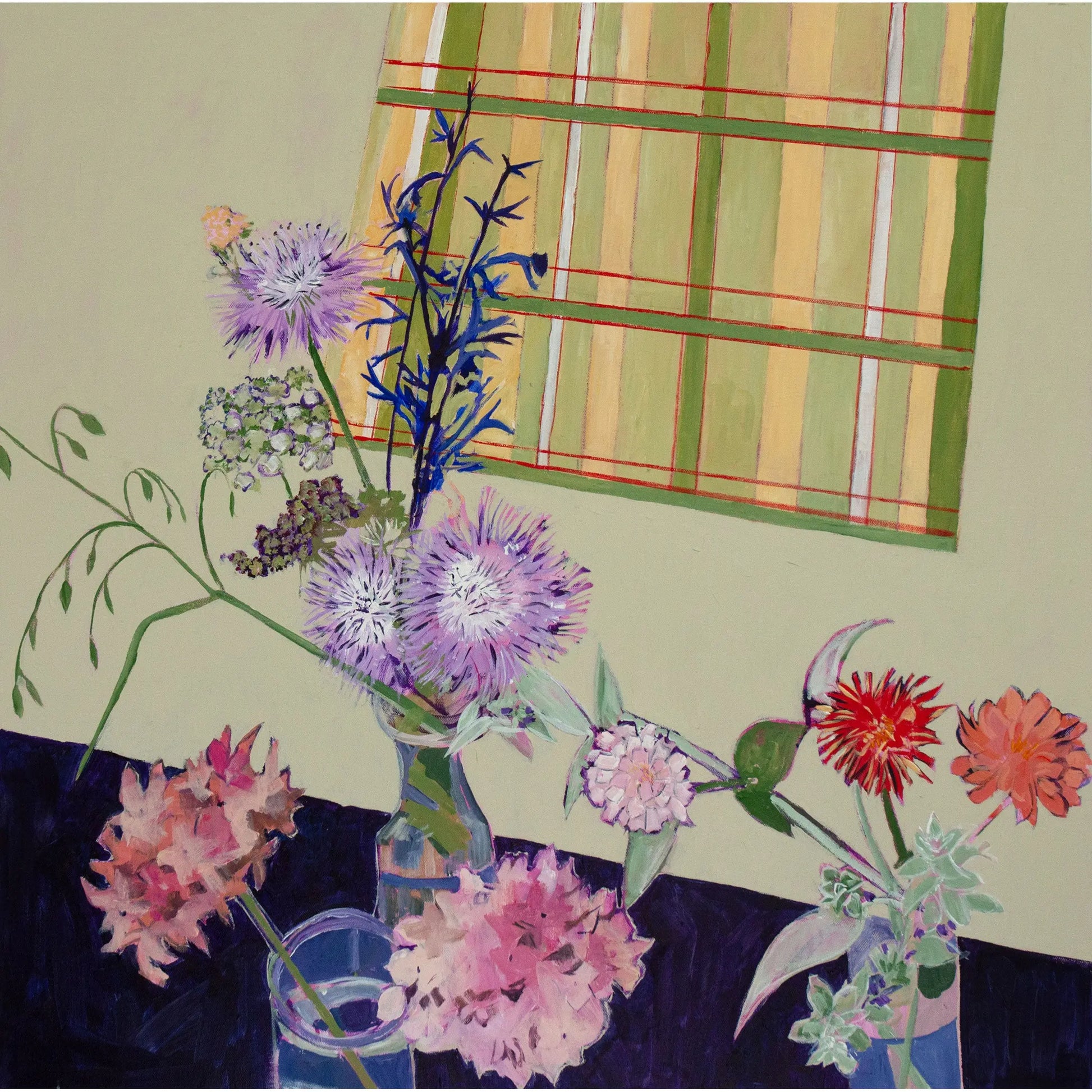 Plaid Napkin Painting and Archiva Giclee Prints