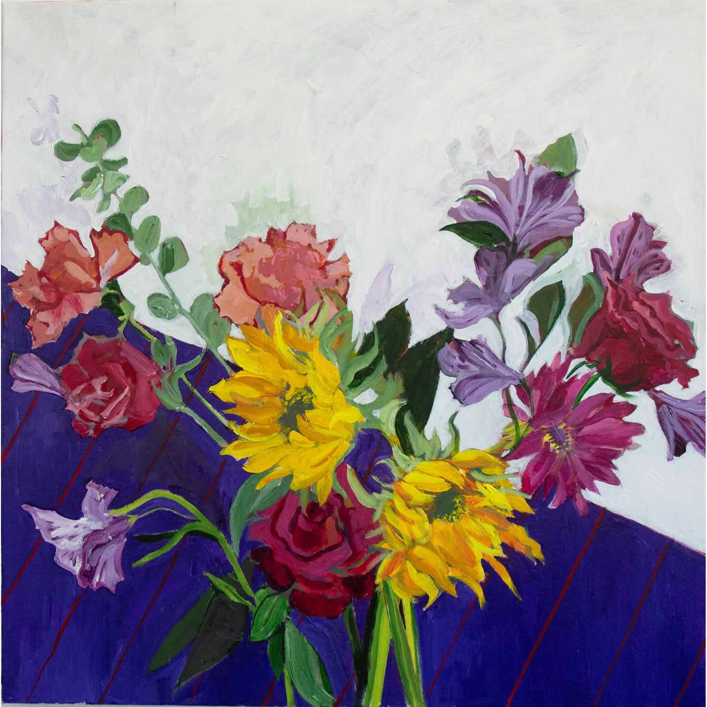 Lovely Purple Acrylic Painting and Archival Giclee Prints