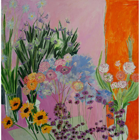 Joyful Pink Painting and Giclee Prints