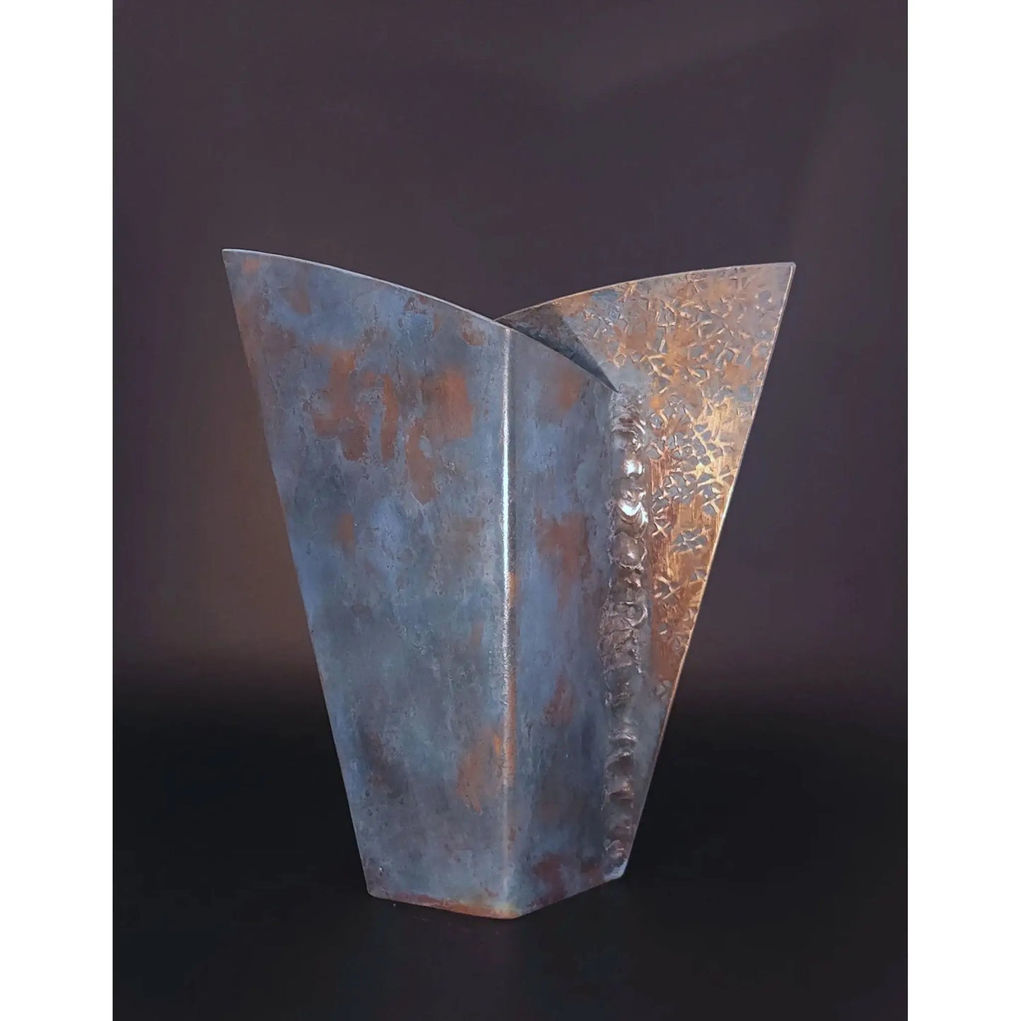 David Bowman Samara Vase in Antique Blue