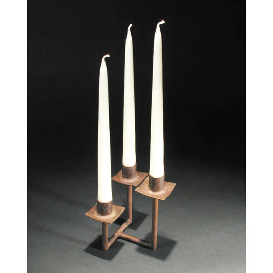 David Bowman Triple Rod Candelabra