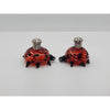 Four Sisters Art Glass Lady Bug Salt and Pepper Shakers 276 Artistic Hand Blown Art Glass