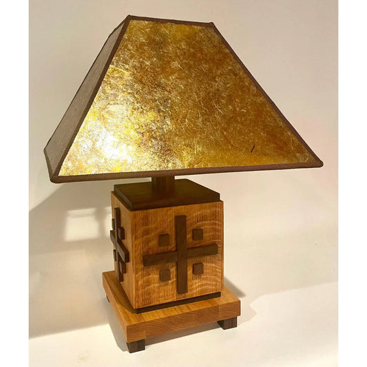 Franz GT Kessler Silver Bay Table Lamp Arts and Crafts Artisan Table Lamps