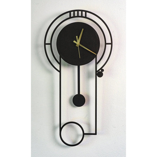 Girardini Design Bradley Wall Clock in Oiled Bronze Artistic Artisan Designer Wall Clocks