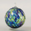 Glass Eye Ornament in Classic Blue Mosaic Diamond