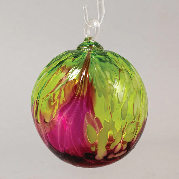 Glass Eye Bellina  Orchid Ornament
