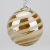 Glass Eye Nutmeg Swirl Ornament