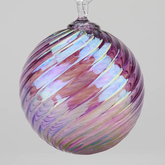 Glass Eye Huckleberry Twist Ornament