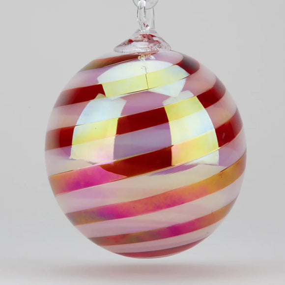 Glass Eye Artisan Sangria Swirl Ornament Artisan Sangria Swirl Ornament