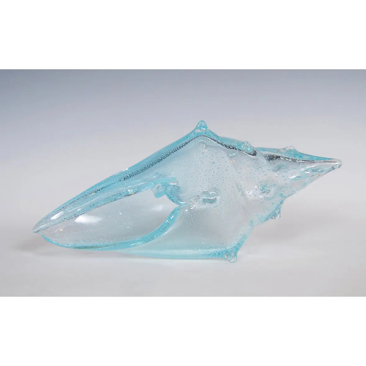 Hot Glass Alley Jake Pfeifer Nautical Series Sea Shell Artistic Hand Blown Glass Sculpture