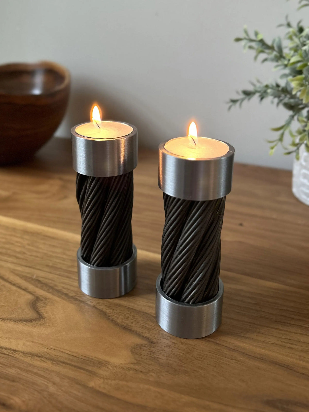 Industrial Comfort Candlesticks