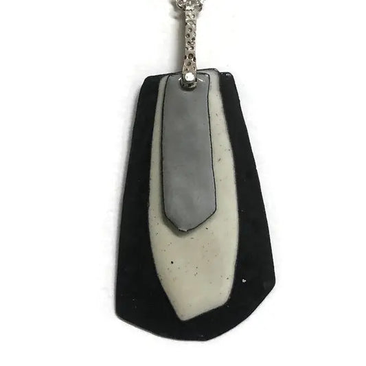 Joanna Craft Enamel and Sterling Silver Necklace EN 123
