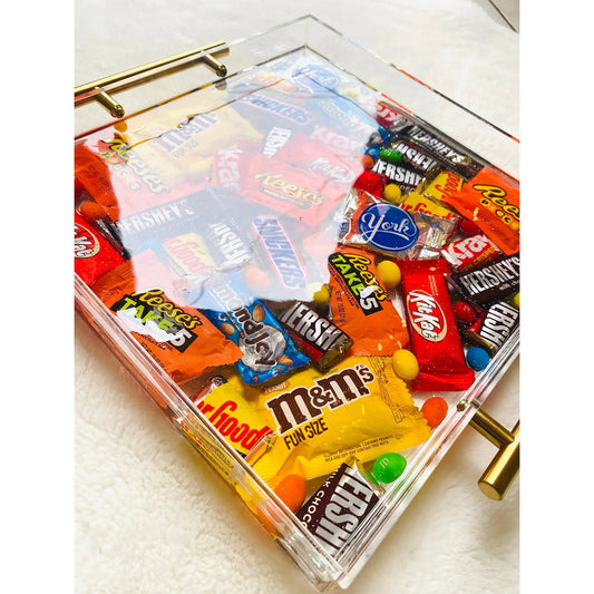 Chocolate Party Acrylic Serving Tray