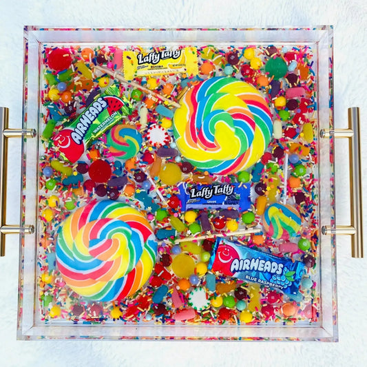 Colorful Candy Servingware Tray